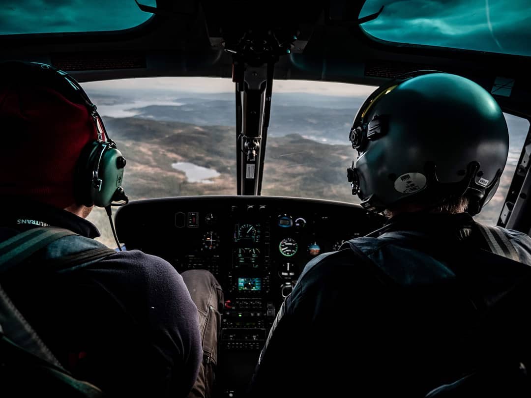 Helikopter cockpit